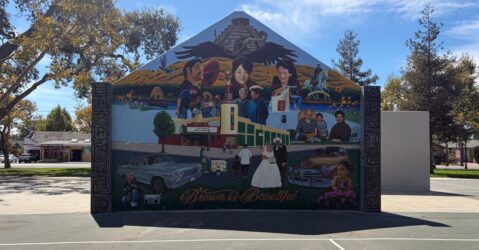 A mural at a park in San Jose, California