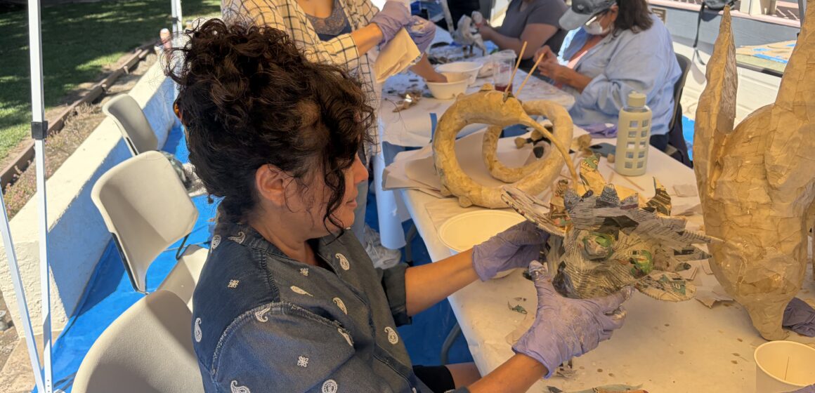 Teatro Vision Alebrijes 2026 A woman making art in San Jose, California