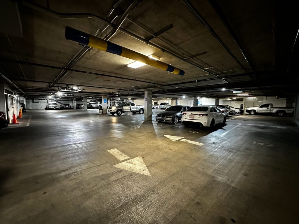 A parking garage in San Jose, California