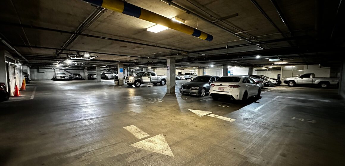 Globe Parking Garage A parking garage in San Jose, California