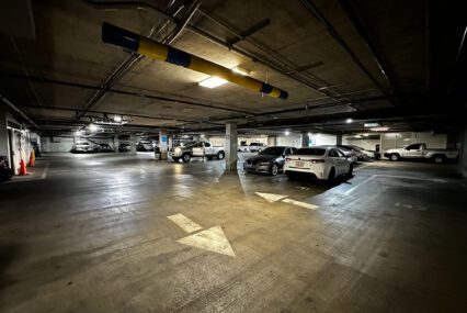 A parking garage in San Jose, California