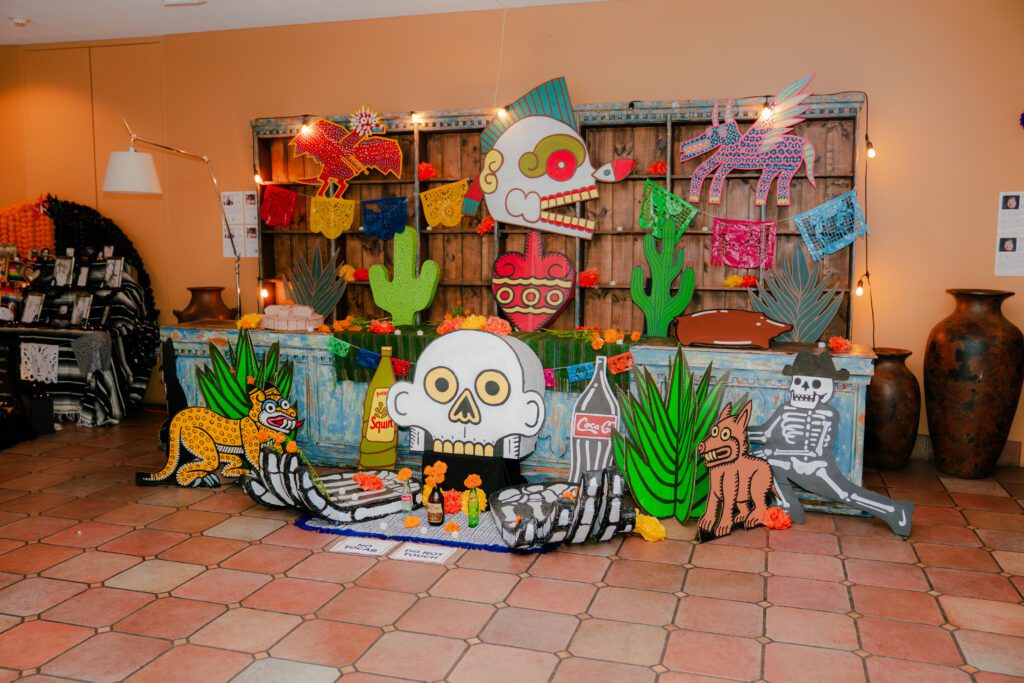 An altar for Dia de los Muertos in San Jose, California