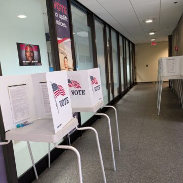 Early Voting Mail Ballots Voting booths in San Jose, California