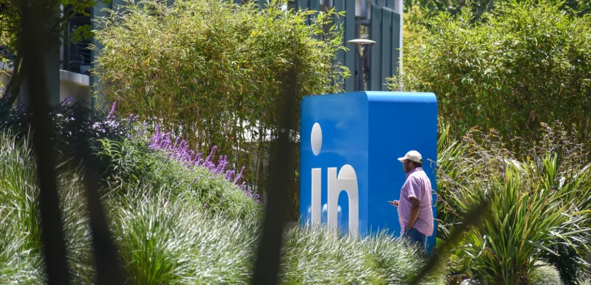 Mountain View LinkedIn Man walking