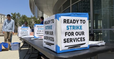 A vote box on a table
